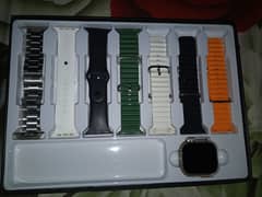 ultra 9 smart watch 7 straps