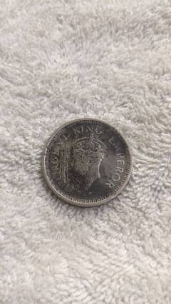 Original One Rupee Indian Coin 1944 0