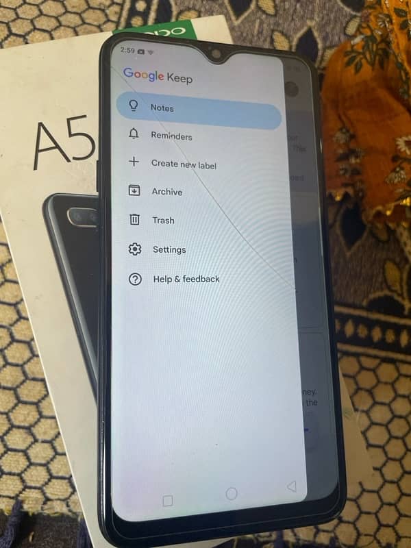 Oppo A5s with Box 3