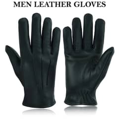 Men's Leather Top Quality Soft Genuine Real Driving Gloves Unli