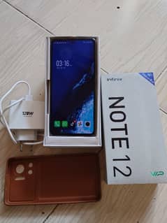 Infinix Note 12 VIP 120 watt fast charging Helio g96 Chipset 10 by 10