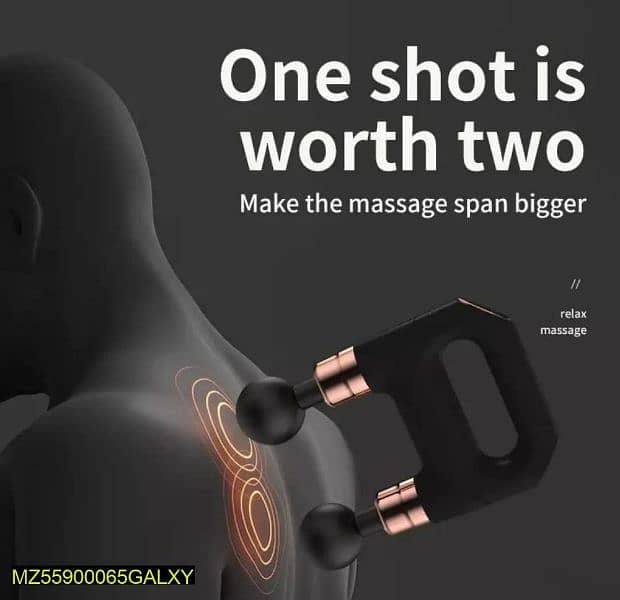 portable double heads massage machine 3