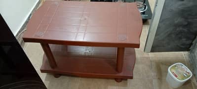 double shelf Plasti table