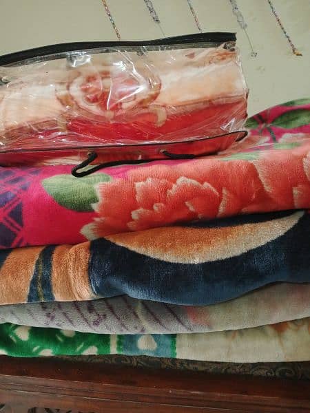 New Branded Double Bed Blankets/ and 4 used blankets for sale 8