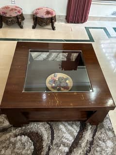 center table and a side table