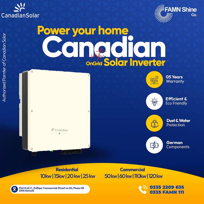 CANADIAN (SOLAR INVERTER) 10-KW 0