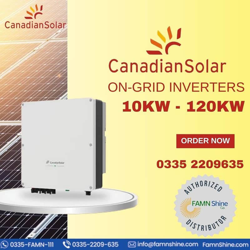 CANADIAN (SOLAR INVERTER) 10-KW 1