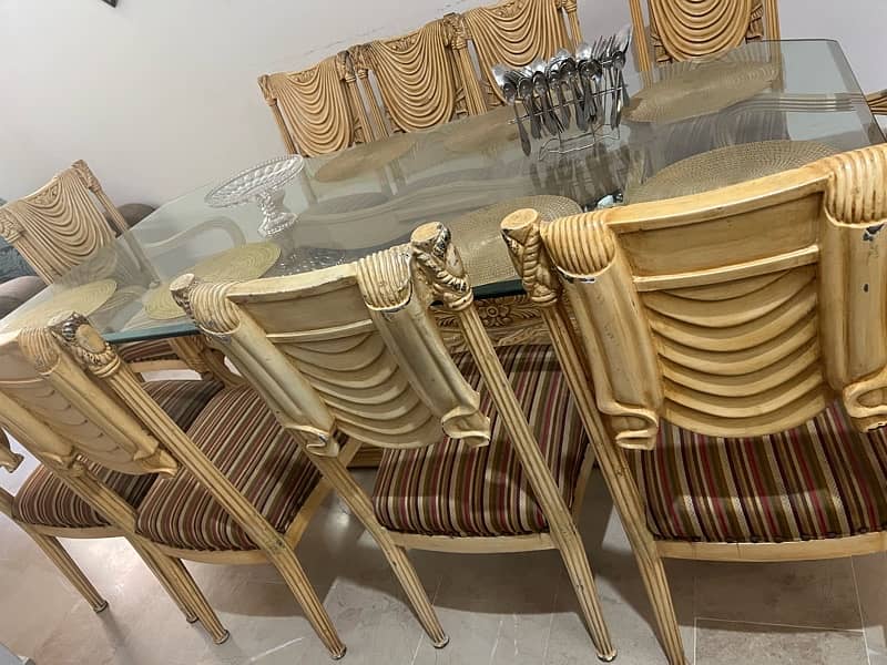 dining table imported heavy chairs and table 1