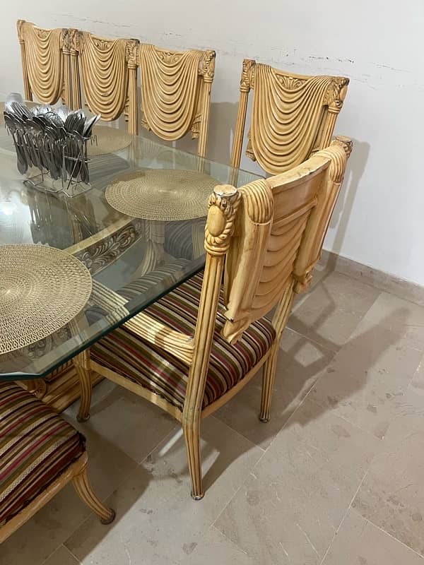 dining table imported heavy chairs and table 3