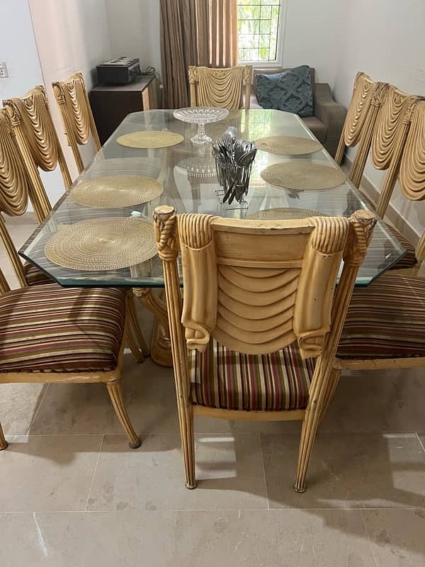 dining table imported heavy chairs and table 4