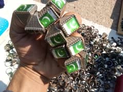 Beautiful Pakistan flag ring for Pakistan lovers