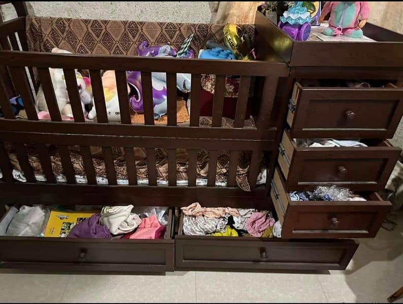 Wooden Baby cot 3