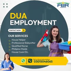 Maid , Babysitter, Patient care , Driver We Provide all Domestic Staff