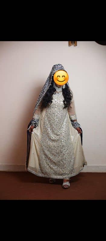 bridal gharara and valima maxi 2