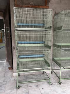 stee cage of birds/hen/parrot/love bird/dog/cat 0