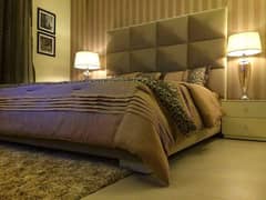 Par Day short time One BeD Room apartment Available for rent in Bahria town phase 4 and 6 empire Heights 2 Family apartment