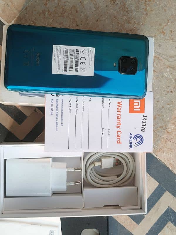 Redmi note 9 pro complete box 1