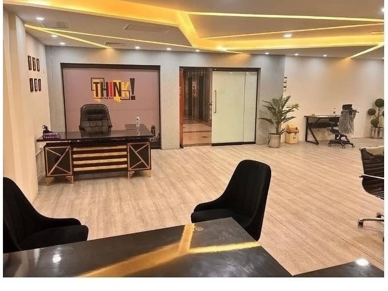 Area 1200 square Feet Brand New Corporation Office For Rent At Gulberg 3 Lahore 0