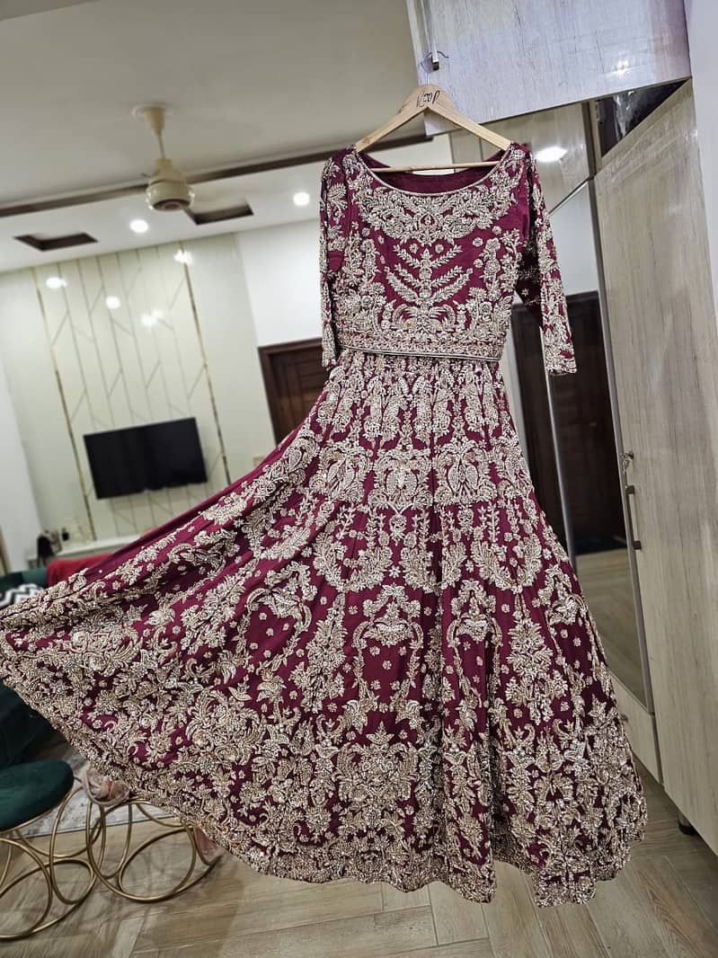 bridal dress | wedding dress | bridal lehnga | bridal maxi for sale 3