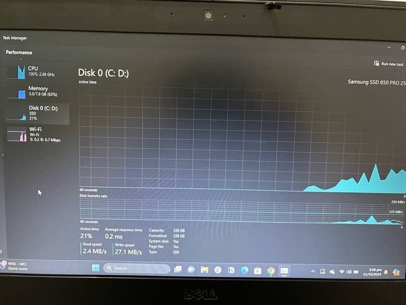 Dell Latitude E5430 8gb ram 250gb SSD Core i5 3210M 2