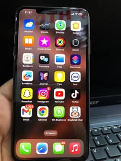 iphone xsmax Dual sim pta approved  256 gb golden 0