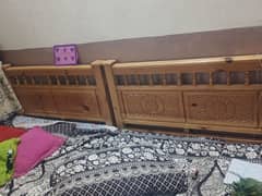 2 Singal beds with metress