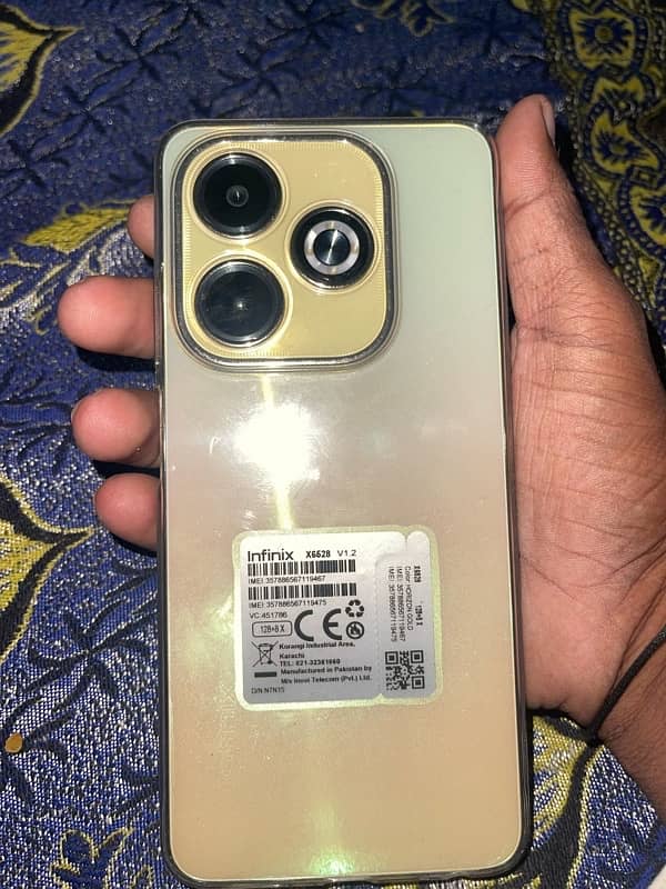 Infinix Hot 40i  8+8  128  gb 10 Days Usad 5