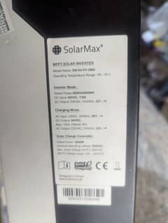 Solar Max  Model name : SM-R4-PV-5000