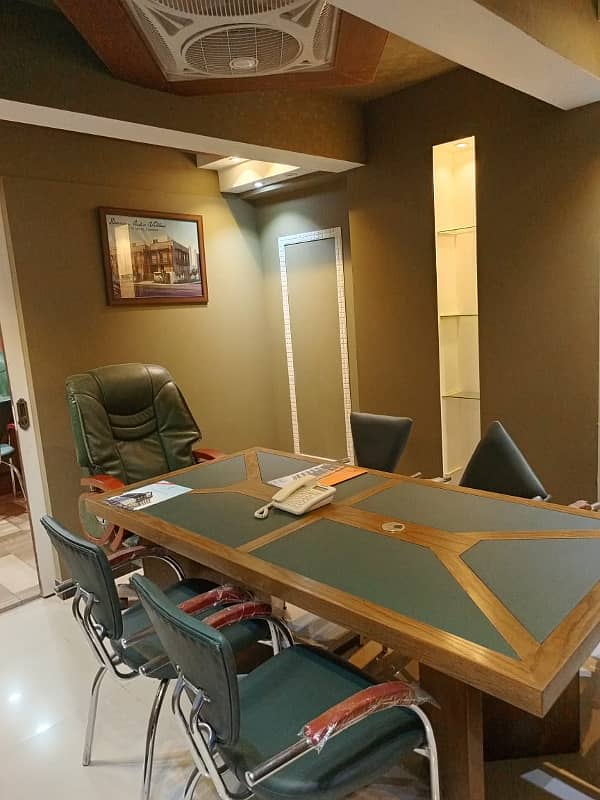 NEAR 26 STREET VIP LAVISH FURNISHED OFFICE FOR RENT 24 & 7 TIME MEZNINE FLOOR 2