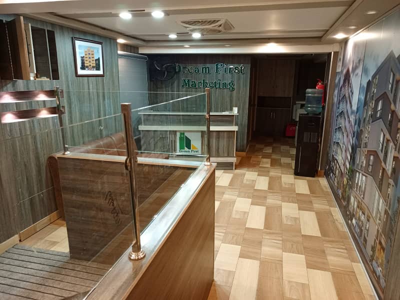 NEAR 26 STREET VIP LAVISH FURNISHED OFFICE FOR RENT 24 & 7 TIME MEZNINE FLOOR 0