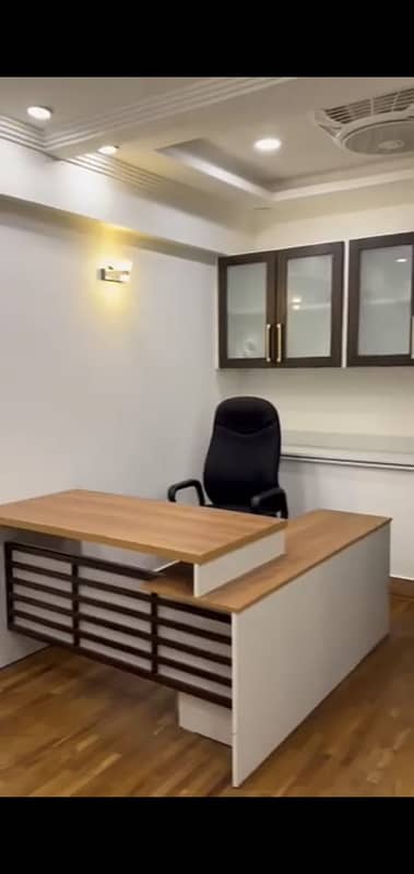 NEAR 26 STREET VIP LAVISH FURNISHED OFFICE FOR RENT 24 & 7 TIME MEZNINE FLOOR 17