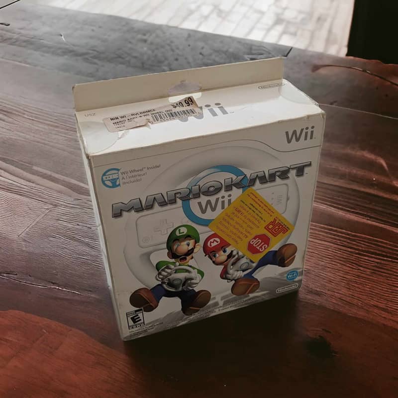 Collector's item New Sealed Nintendo Wii Mariokart combo 5