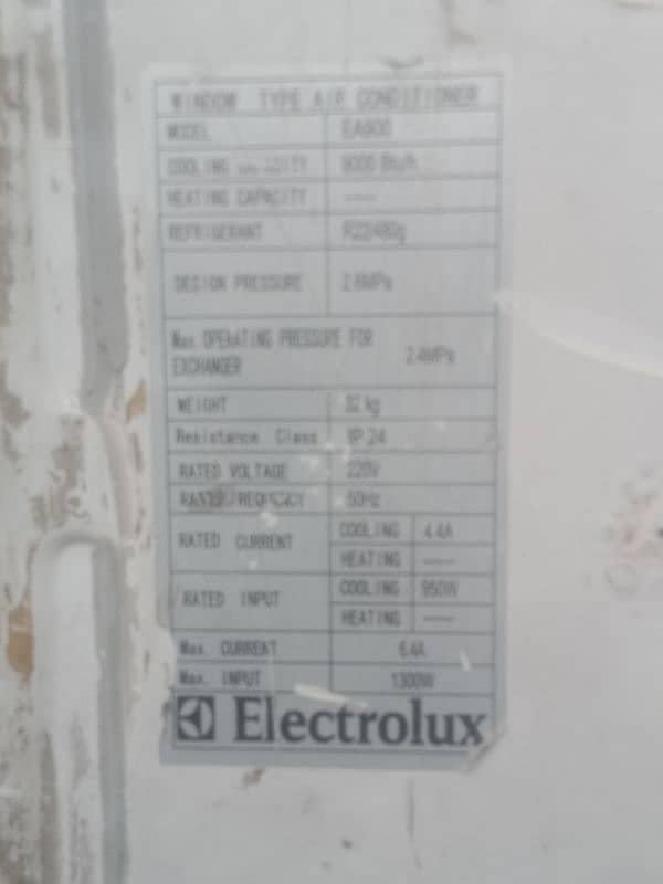 window AC electrolux 0