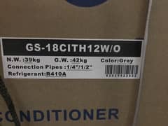 Gree Inverter AC 1.5 Ton Seal Packed