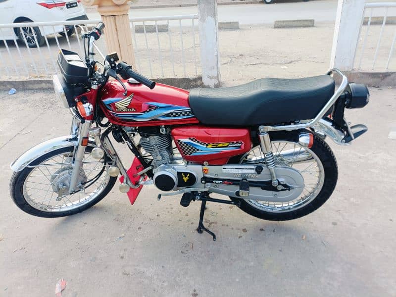 HONDA 124 24 MODEL, MUZAFFARABAD NUMBER 0