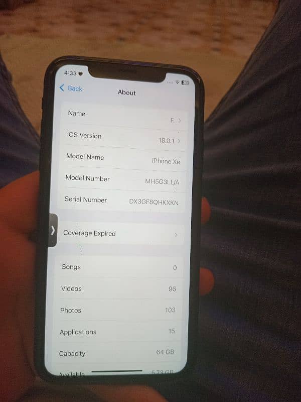 iPhone xr 64 GP  battery 93% alll ok water pack  condition 10/9 5