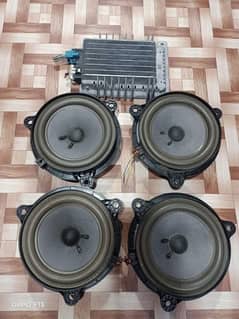 amplifier and speakers (made in Mexico)