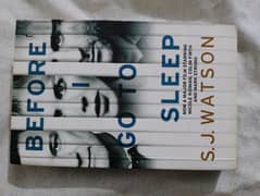 before I go to sleep by S. J Watson