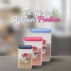 Snack Jars ( 3 Pcs set)