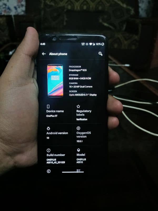 oneplus 5t (6/64) 1