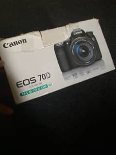 Canon 70D with 18-135 lens