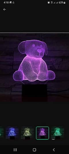 3d nigth lamp 0