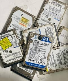 250GB, 320GB, 500GB & 1TB 2.5" SATA Hard Drives with 100% Health