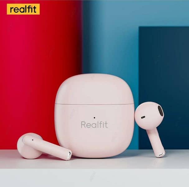 Realfit F1 True Wireless Earbuds with  Compact Charging Case 0