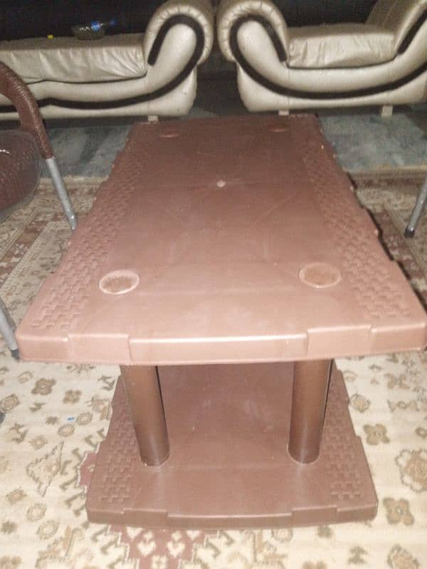 plastic chair and table 5