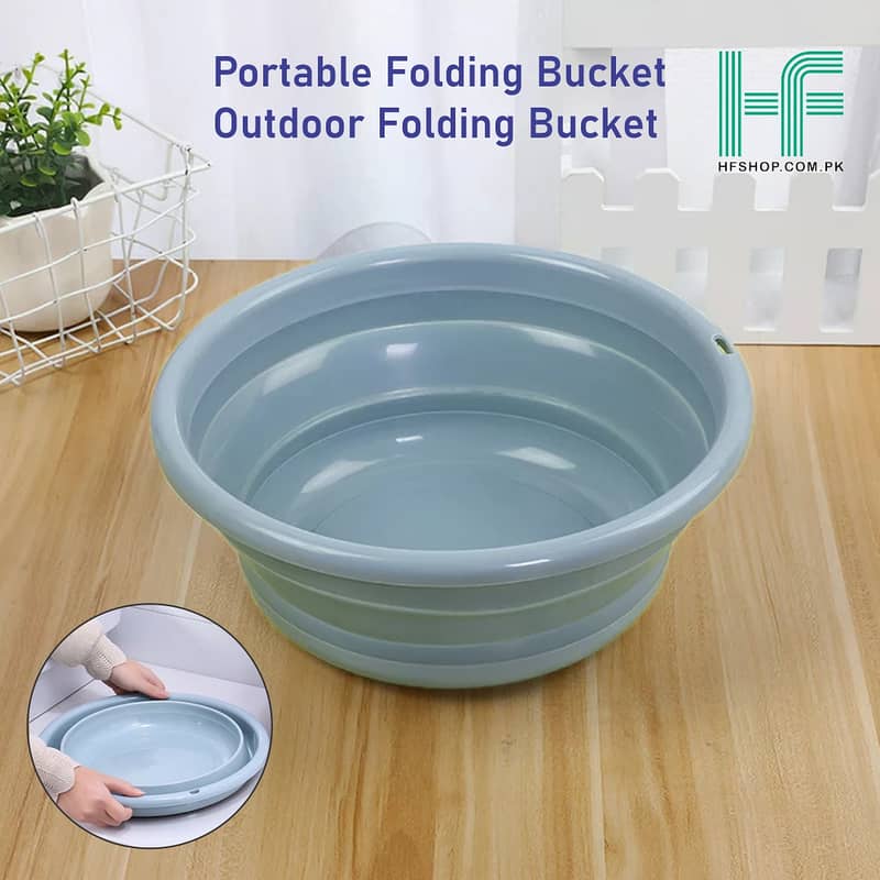 Portable Folding Bucket 0