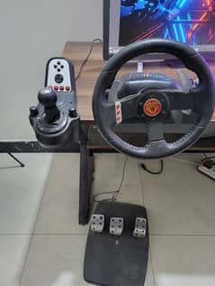 logitech g27 gaming steering wheel