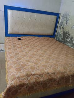 1 double bed,1 Dressing table, and 2 side tables for sale . Urgent pl