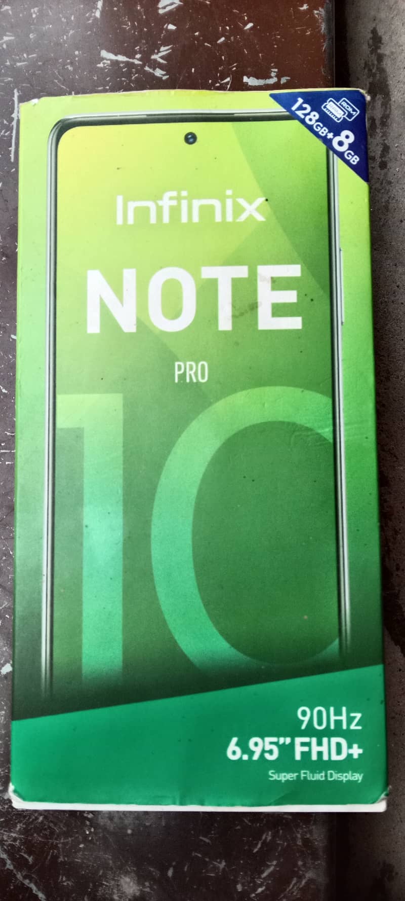 Infinix Note 10 pro mobile with box 1