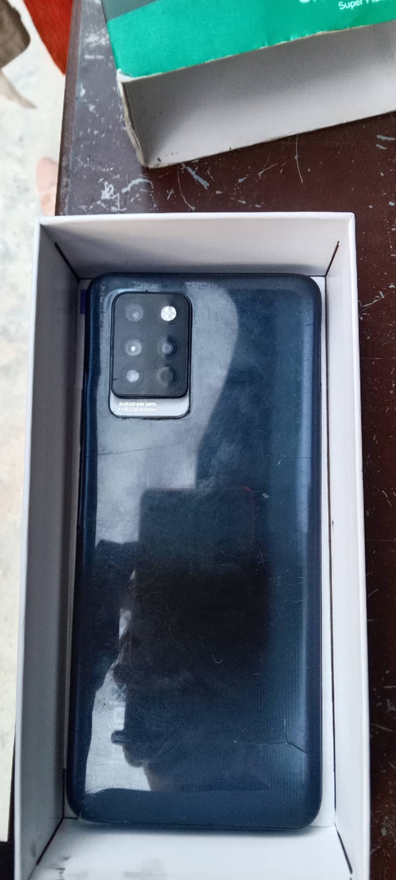 Infinix Note 10 pro mobile with box 3